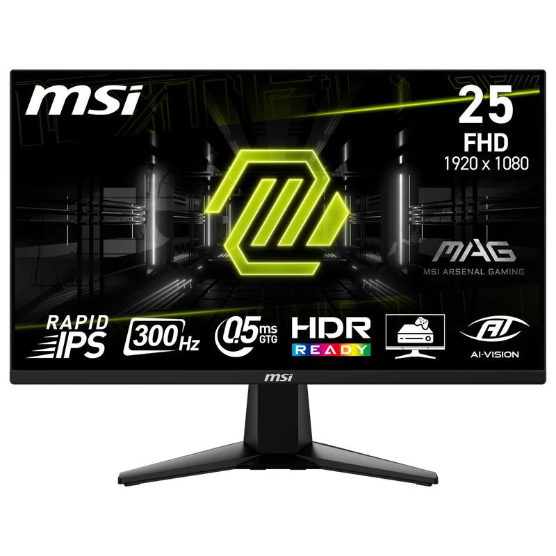 MSI 25" 300 Hz Rapid IPS FHD Monitor 0.5Ms Adaptive Sync 1920 X 1080 MAG 255XF